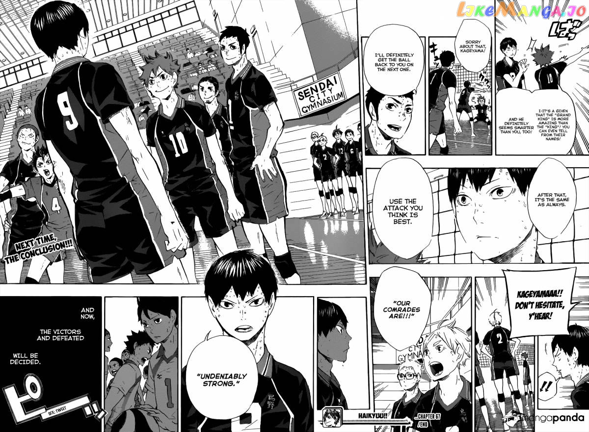 Haikyuu!!, Chapter 67 image 20